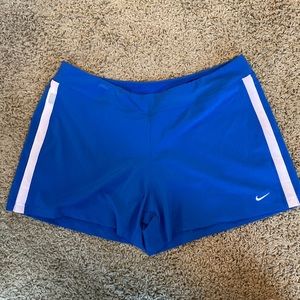 Nike size L tennis shorts w/ spandex built in